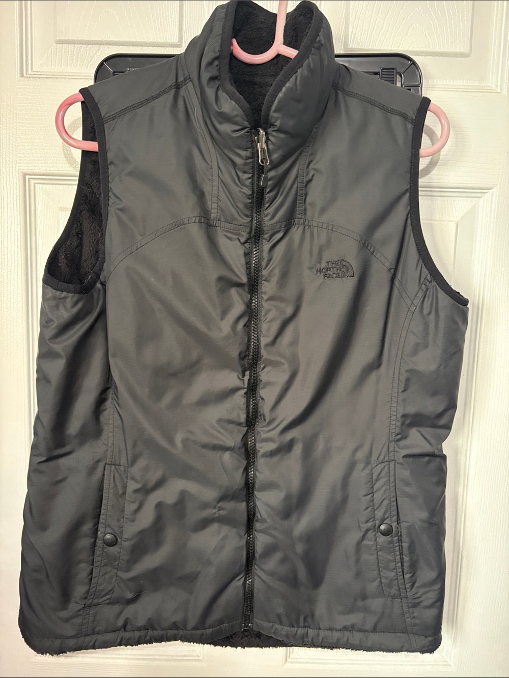 The North Face Black Women's Insulated Vest with Fleece Lining